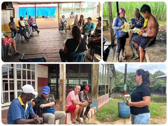 Actividades de inspección y educomunicación con productores de caña panelera