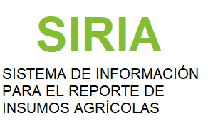 SIRIA - Sistema de Información para el Reporte de Insumos Agrícolas