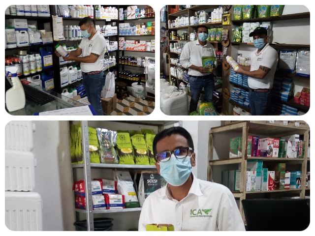 El ICA en Caquetá visitó establecimientos distribuidores de insumos agrícolas