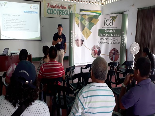 El Plan Diamante ICA, fortalece buenas prácticas agropecuarias en Guainía 