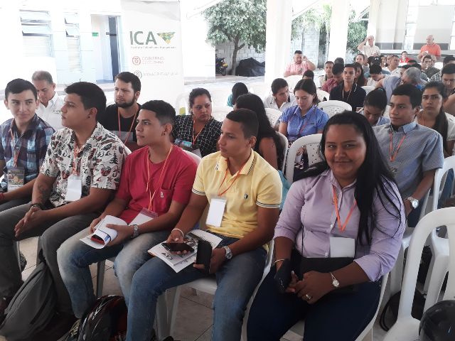 Asistentes al taller en aspectos fitosanitarios del cultivo de mango 