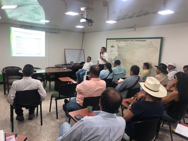 El ICA en el Casanare presenta informe de gestión vigencia 2018 a productores del departamento