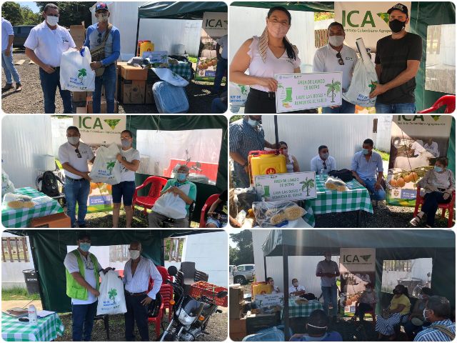 Pequeños productores de plátano y banano, reciben kits de bioseguridad 