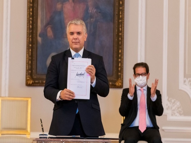 Presidente Iván Duque, sanciona Ley del Cacao 