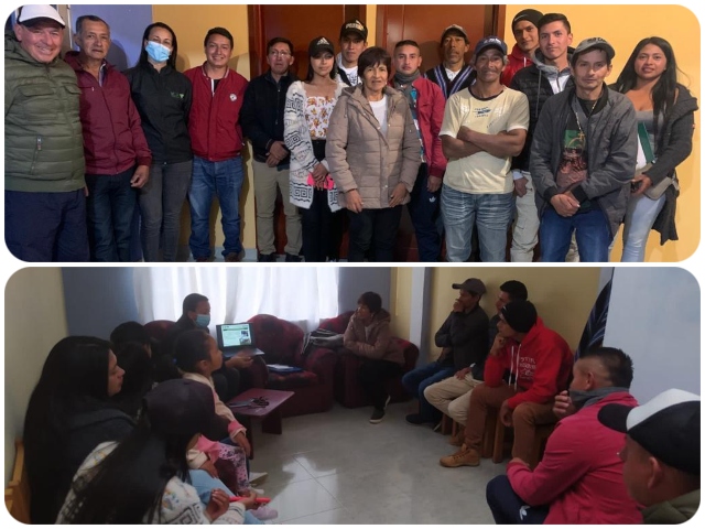 Productores asistentes a las capacitaciones.