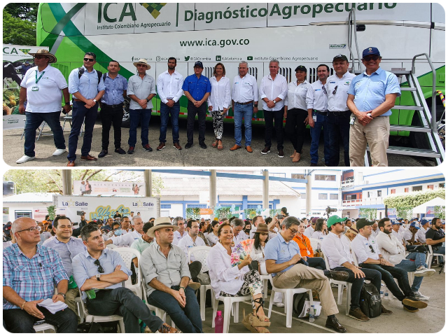 Entrega del 1 laboratorio móvil de diagnóstico agropecuario