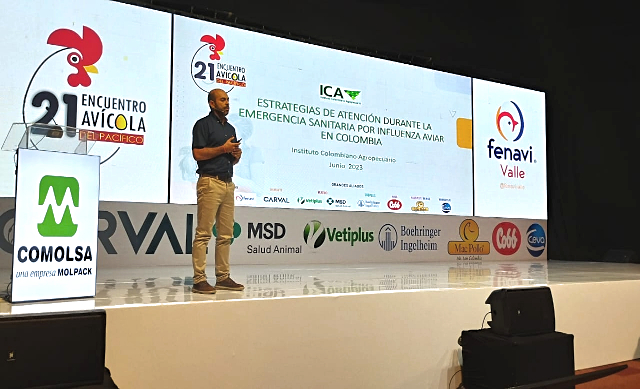 El ICA presenta las estrategias de atención de la emergencia por influenza aviar en el “21 Encuentro Avícola del Pacífico”