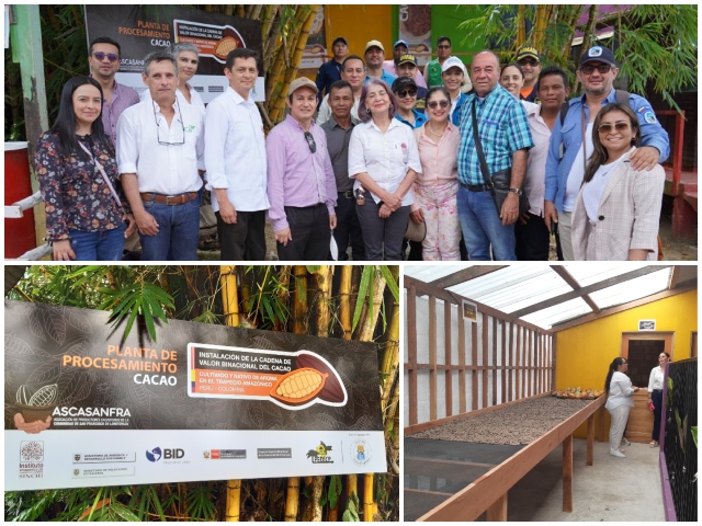 El ICA en Amazonas participó en la inauguración de la primera planta productora de chocolate