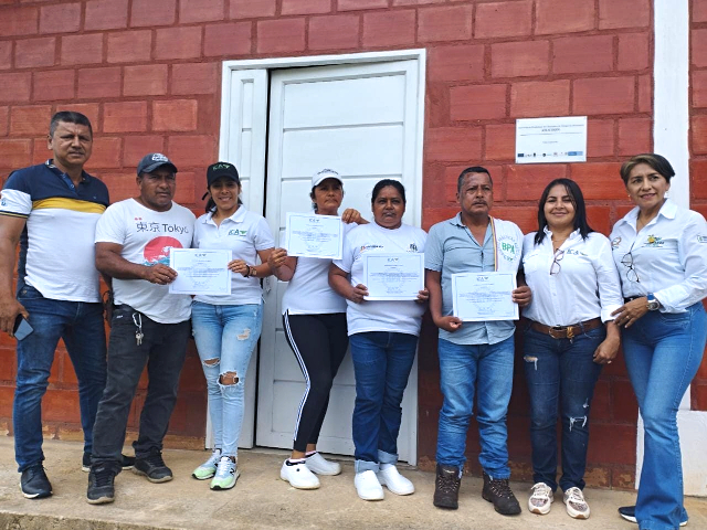 Productores certificados en BPA.