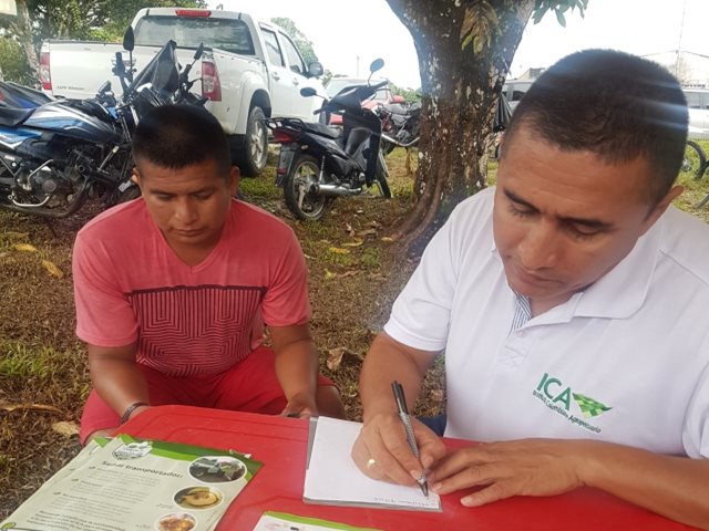 Comunidad de El Cedral, en Putumayo, se capacitó en sanidad pecuaria y vegetal