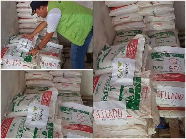 En el Cesar, sal mineralizada sellada por no cumplir con requisitos del ICA 