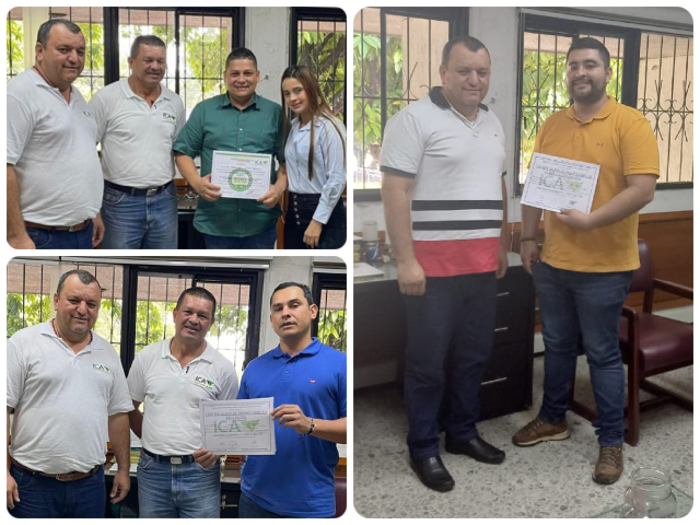 Entrega de certificados en Caquetá