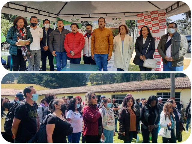 Entrega del terreno al municipio de Soacha