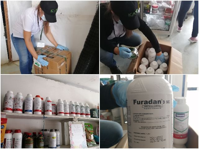 Inspección a establecimientos comerciales de insumos agrícolas en el Putumayo
