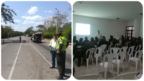 El ICA y la POLFA trabajan en equipo por la calidad y legalidad del trasporte de productos agrícolas en La Guajira.