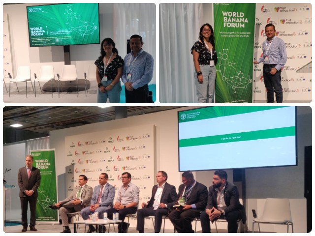 En España, directivos del ICA y de gremios agrícolas participaron en el Foro Mundial Bananero, realizado en el marco de la Feria Fruit Attraction 2023