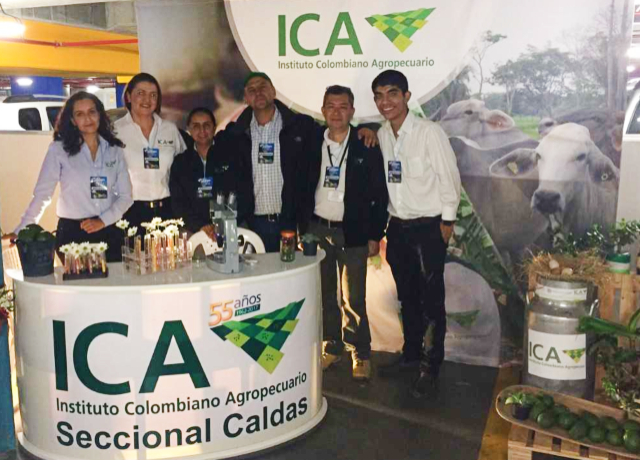 En Caldas, el ICA hizo parte de la feria Agroinnova, ciencia y tecnología para el sector agropecuario 
