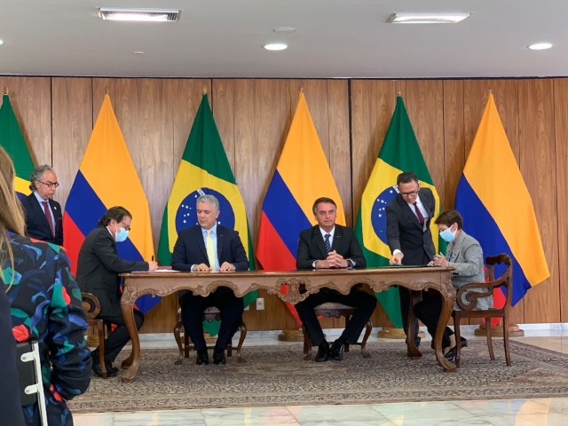 Ministerios de Agricultura de Colombia y Brasil firman Memorando de Entendimiento para trabajar en la producción agropecuaria, desarrollo competitivo y sostenibilidad