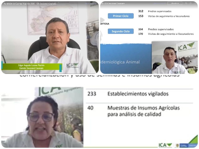 El ICA en Casanare socializó los logros y avances de su gestión en el 2020
