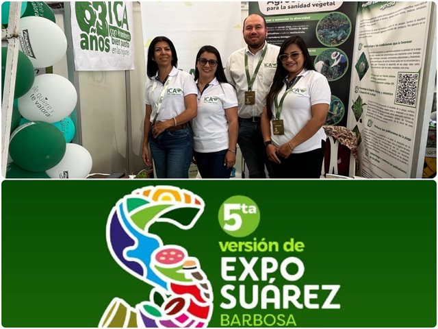 Participantes en la feria.