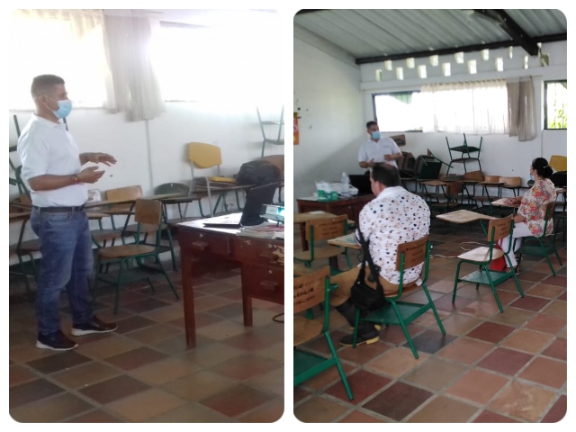 Socialización con ganaderos de Puerto Guzmán.