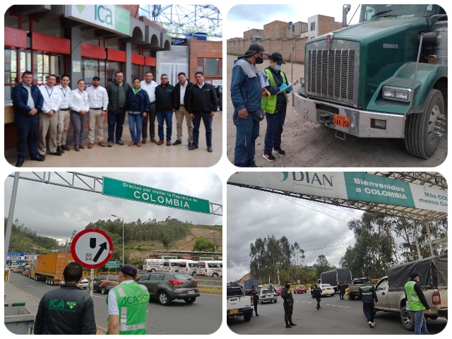 En el 2022, el ICA ha realizado más de 3.700 inspecciones a mercancías agropecuarias en el paso fronterizo Rumichaca