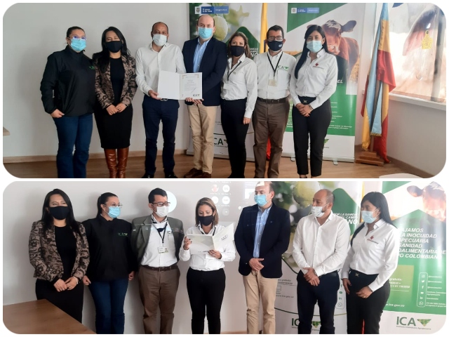 El ICA en Cundinamarca entregó al gremio porcicultor la certificación de  zona libre PPC 