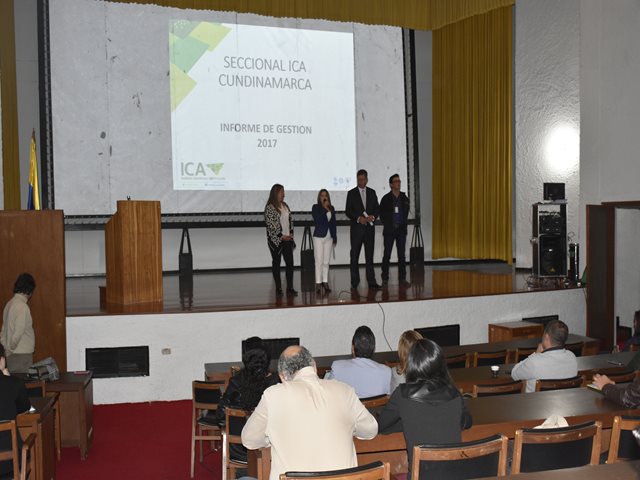 El ICA, seccional Cundinamarca, rindió cuentas de su gestión 2017