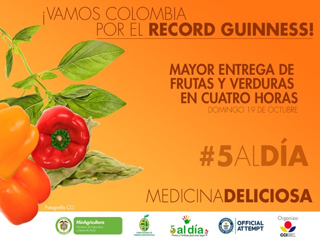 “Consumir cinco frutas y verduras al día mejora nuestra salud y fomenta el empleo de nuestros campesinos”: MinAgricultura