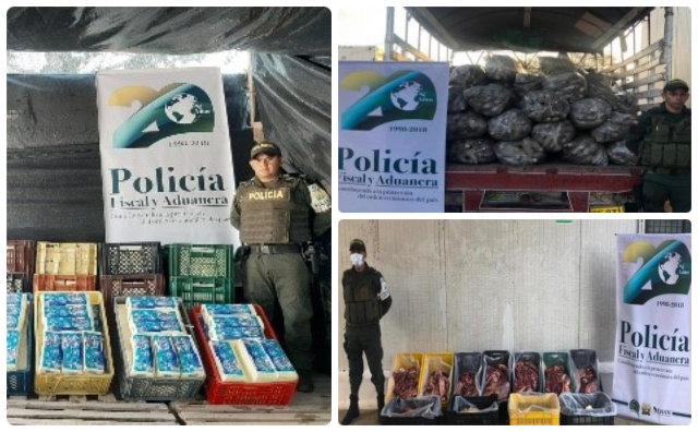 CIIIP propinó duro golpe contra el contrabando de productos agropecuario y la ilegalidad