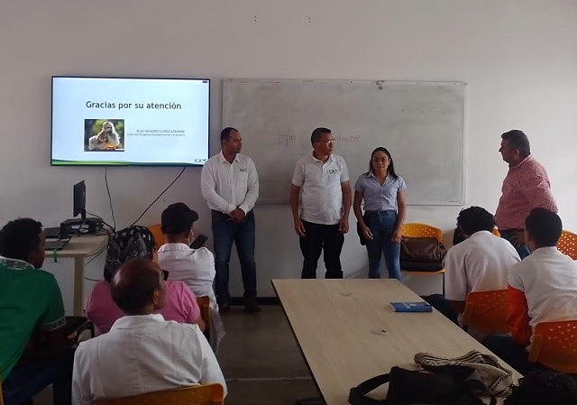  Jornada de educomunicación sobre enfermedades de control oficial a estudiantes del SENA en La Guajira