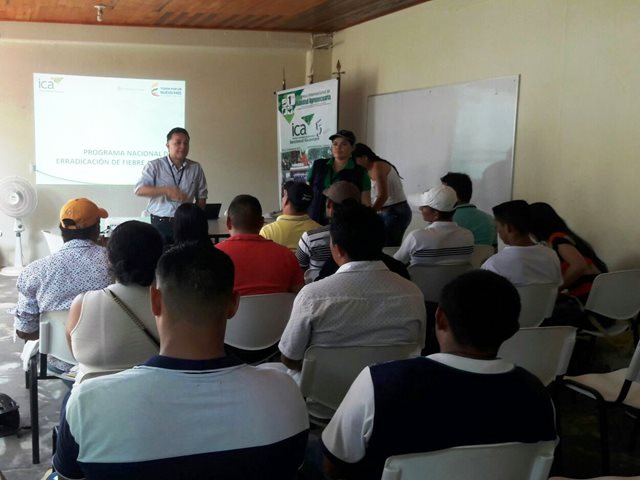 ICA capacitó a vacunadores de Guaviare para ciclo de vacunación contra la fiebre aftosa y brucelosis bovina