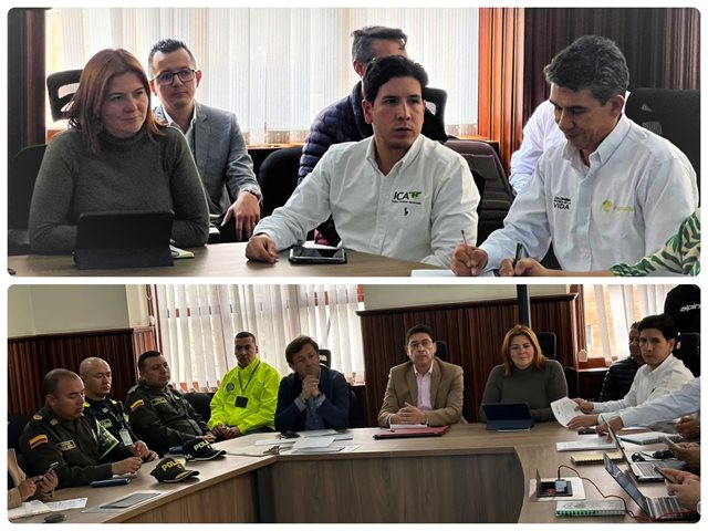 En Pasto, el Ministerio de Agricultura, el ICA, MinCIT y autoridades departamentales y locales, lideraron PMU para hacer frente a la problemática del contrabando de cebolla roja