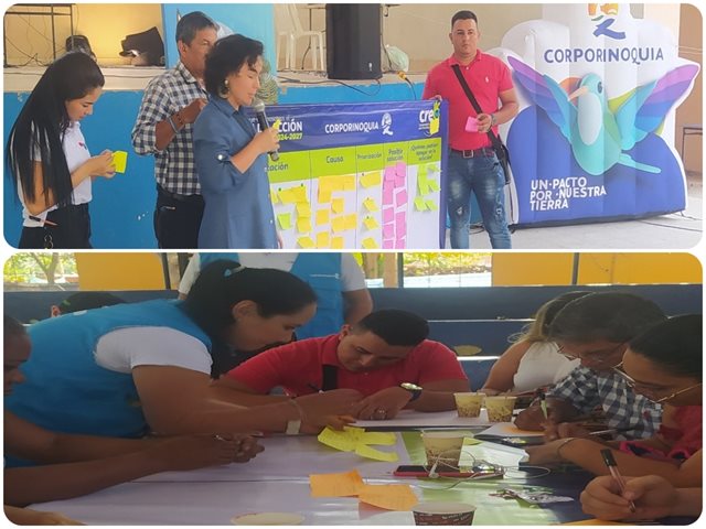 Mesa de trabajo construcción Plan de Acción Corporinoquía. 