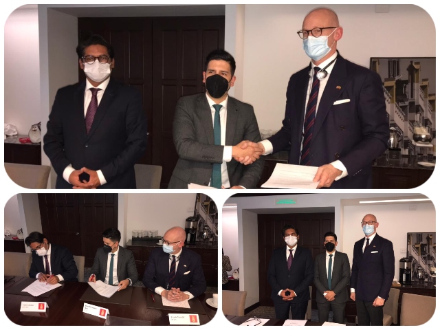 Firma acuerdo cooperación de internacional entre Colombia y Dinamarca