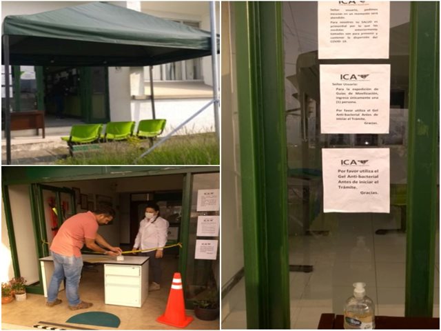 En el Quindío, el ICA implementa medidas para garantizar la prestación del servicio y evitar el coronavirus