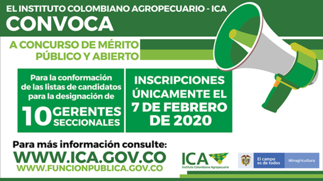 El ICA abre convocatoria para la elección de gerentes seccionales