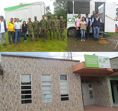 Con ocho Puestos de Control Sanitario el ICA protege la sanidad animal en el Putumayo