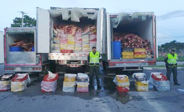 Ofensiva del CIIIP contra el contrabando dejó la incautación de más de $220 millones en carne de canal