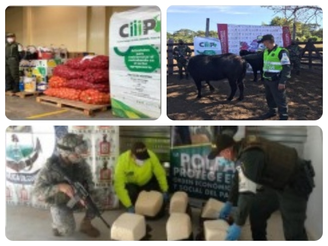 Más de $473 millones en productos agropecuarios fueron decomisados por las autoridades 