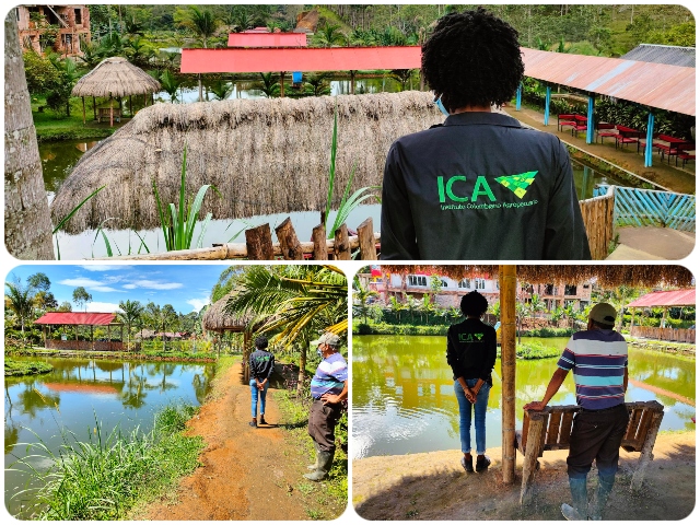 Visita a predios acuícolas del Cauca.
