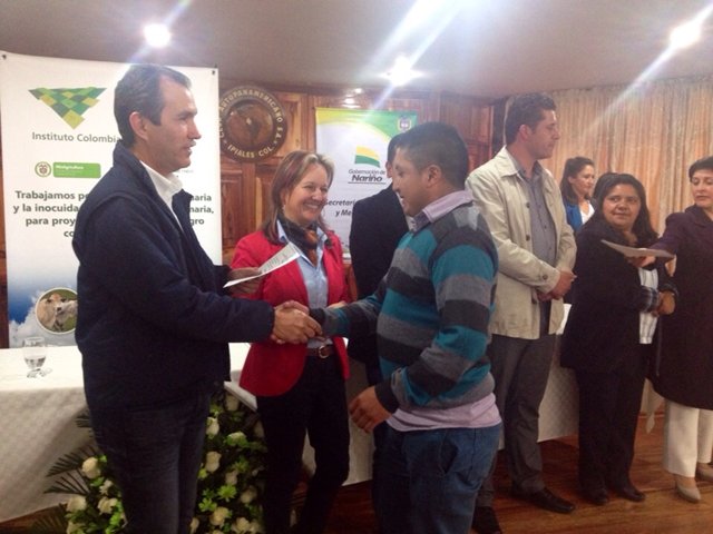 ICA entrega más de mil certificaciones a fincas de la región como libres de brucela y  mil de tuberculosis