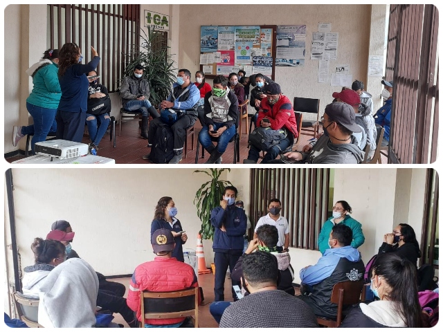 Participantes en el taller.
