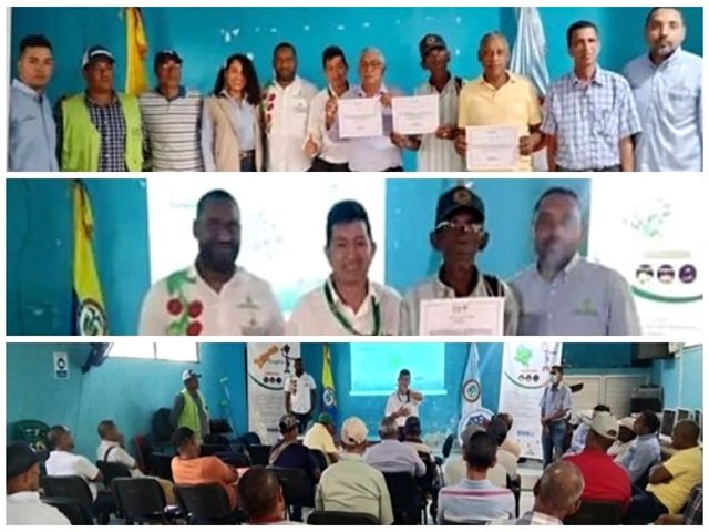 Entrega de certificados BPA a productores.