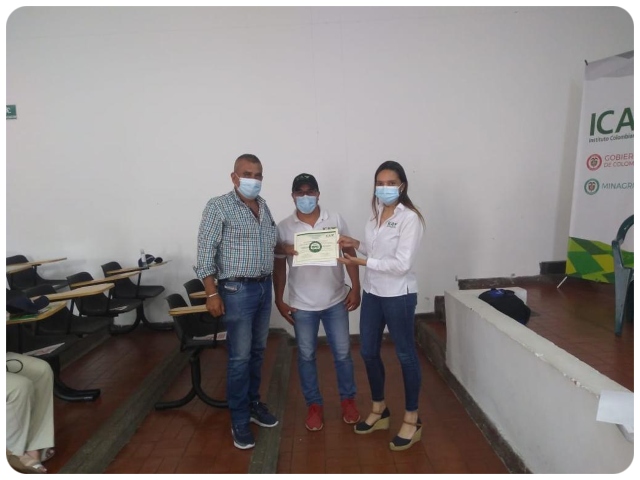 El ICA entrega certificados en BPG. 