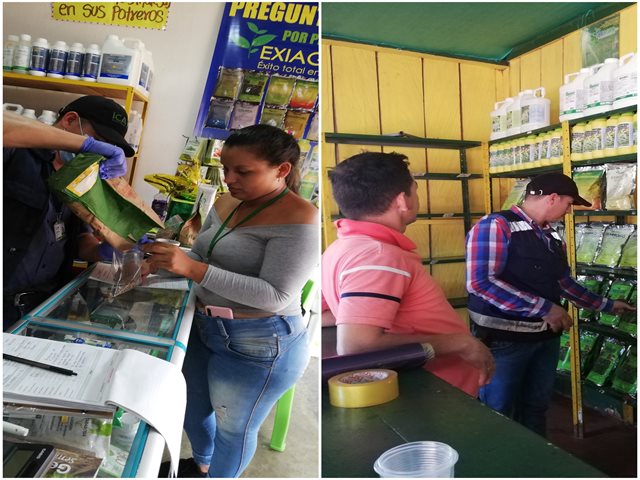 Almacenes de insumos agrícolas del Guaviare son inspeccionados y controlados por el ICA