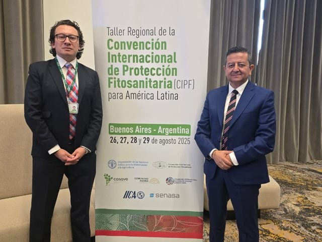 Luis Gerardo Arias Rojas y Ricardo Vargas subgerentes del ICA. 