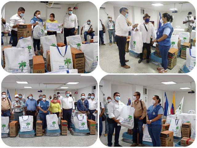 Entrega de kits bioseguridad 