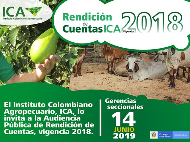 Las gerencias seccionales del ICA rinden cuentas de su misión institucional 