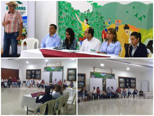 Reunión entre el ICA, Asofhorma y entidades agropecuarias de Caldas.